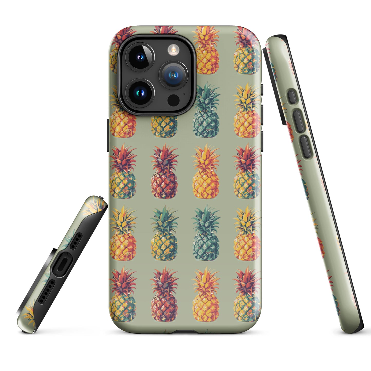 colored ananas Tough Case for iPhone®