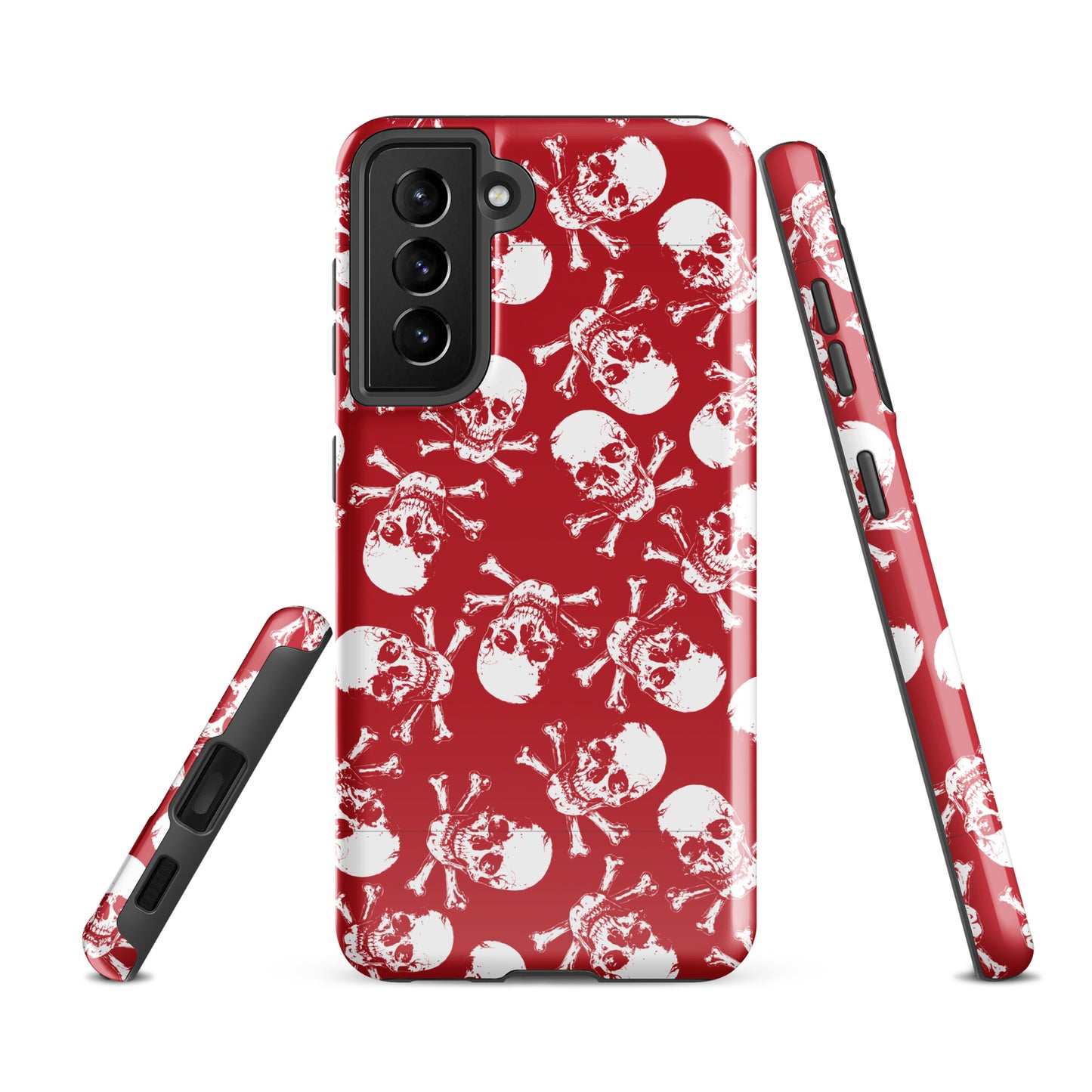 Skulls on red Tough case for Samsung®