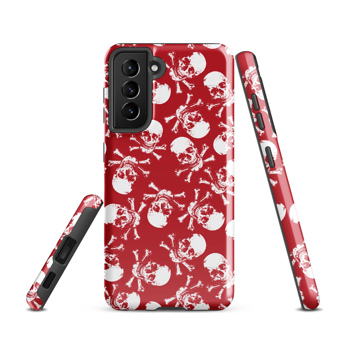 Skulls on red Tough case for Samsung®