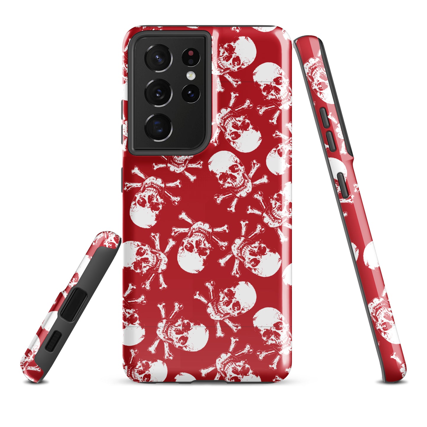 Skulls on red Tough case for Samsung®