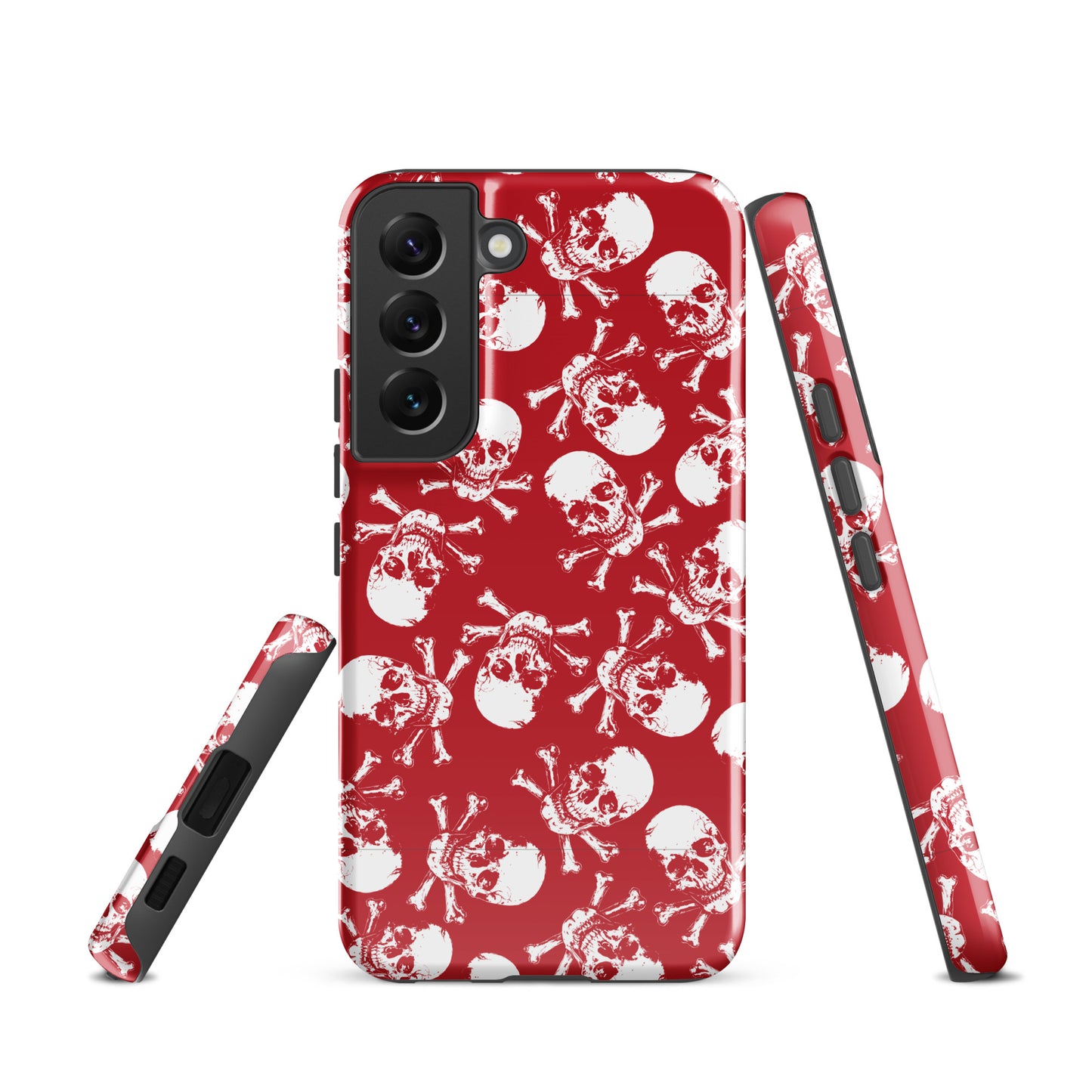 Skulls on red Tough case for Samsung®