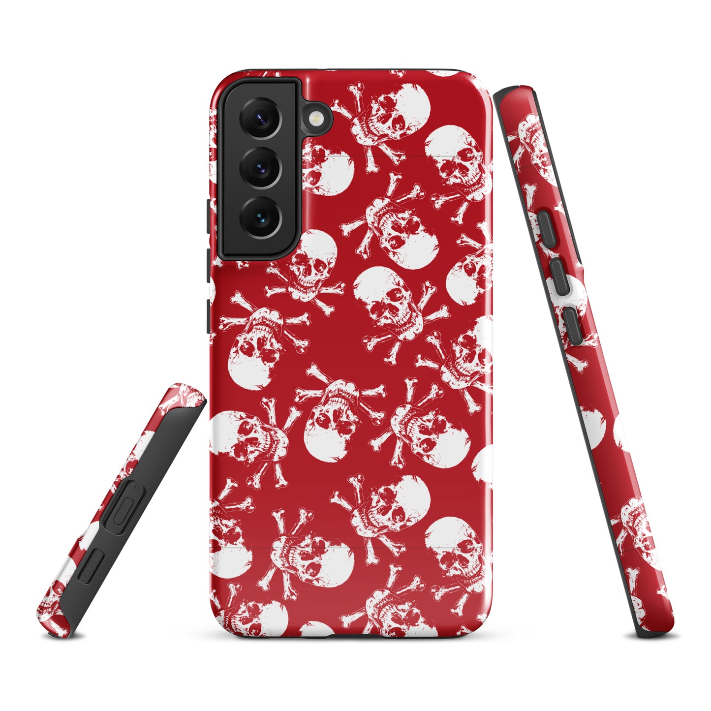 Skulls on red Tough case for Samsung®