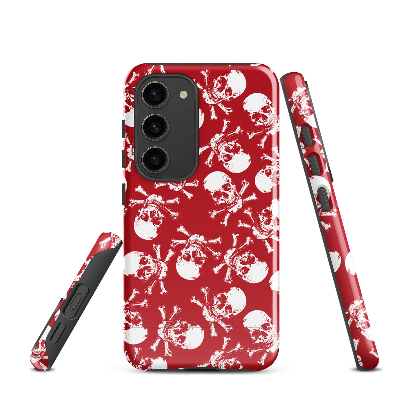 Skulls on red Tough case for Samsung®