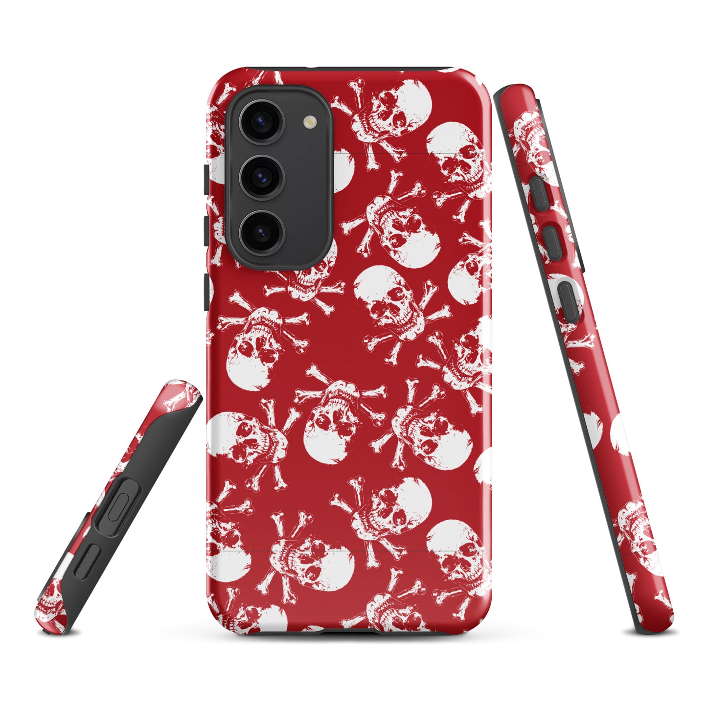 Skulls on red Tough case for Samsung®