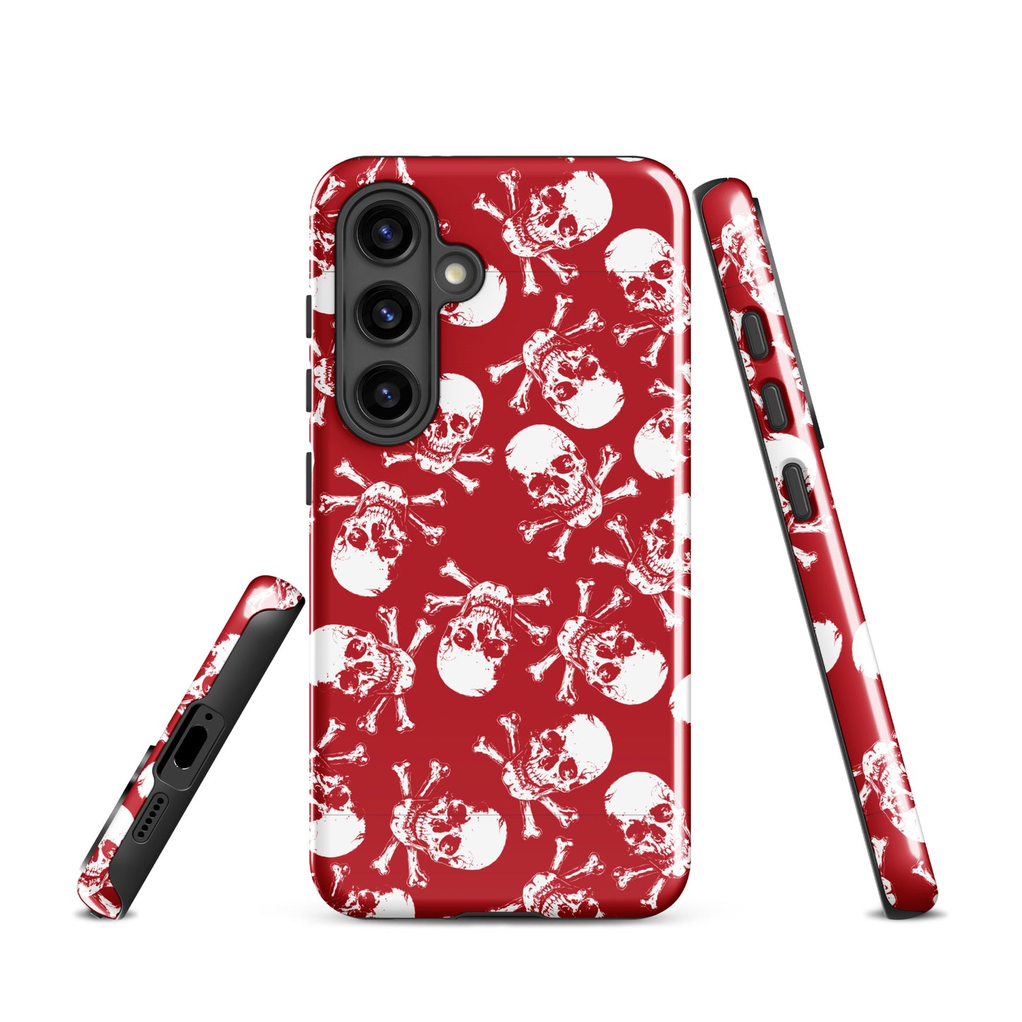 Skulls on red Tough case for Samsung®