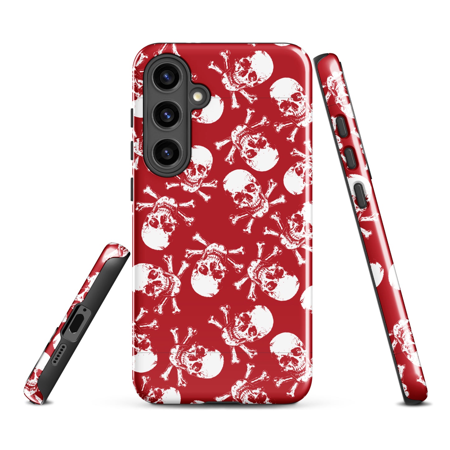 Skulls on red Tough case for Samsung®