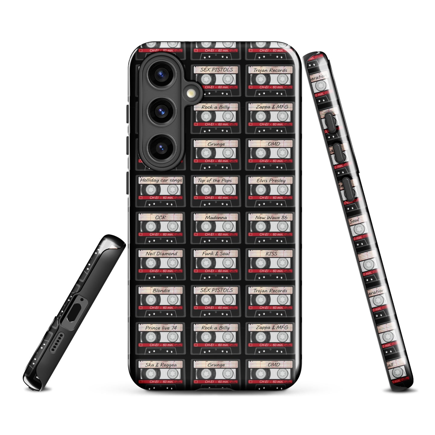 Music Cassette Tough case for Samsung®