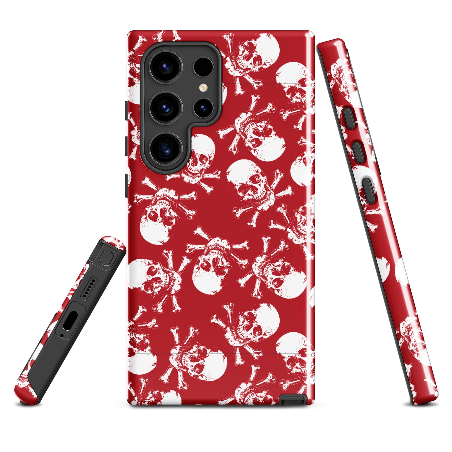 Skulls on red Tough case for Samsung®