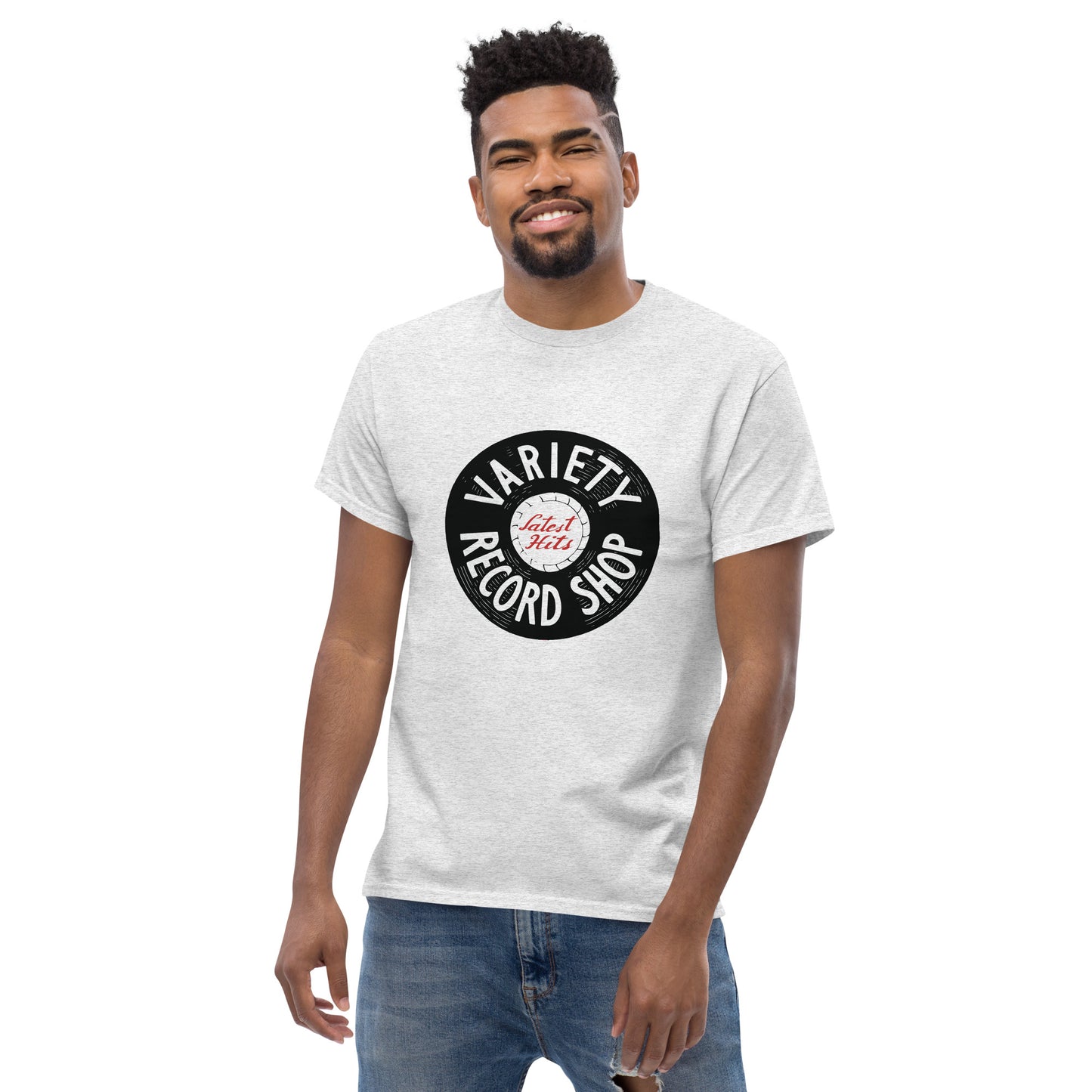 Old school variety records Unisex classic tee