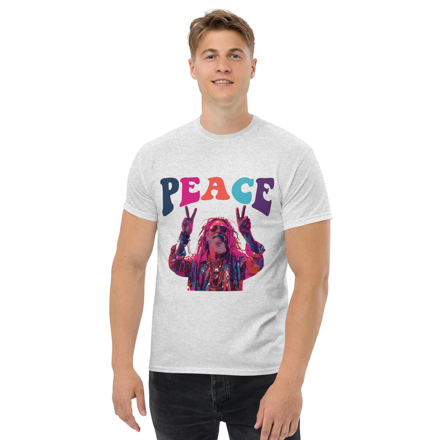 Peace Hippie Unisex classic tee