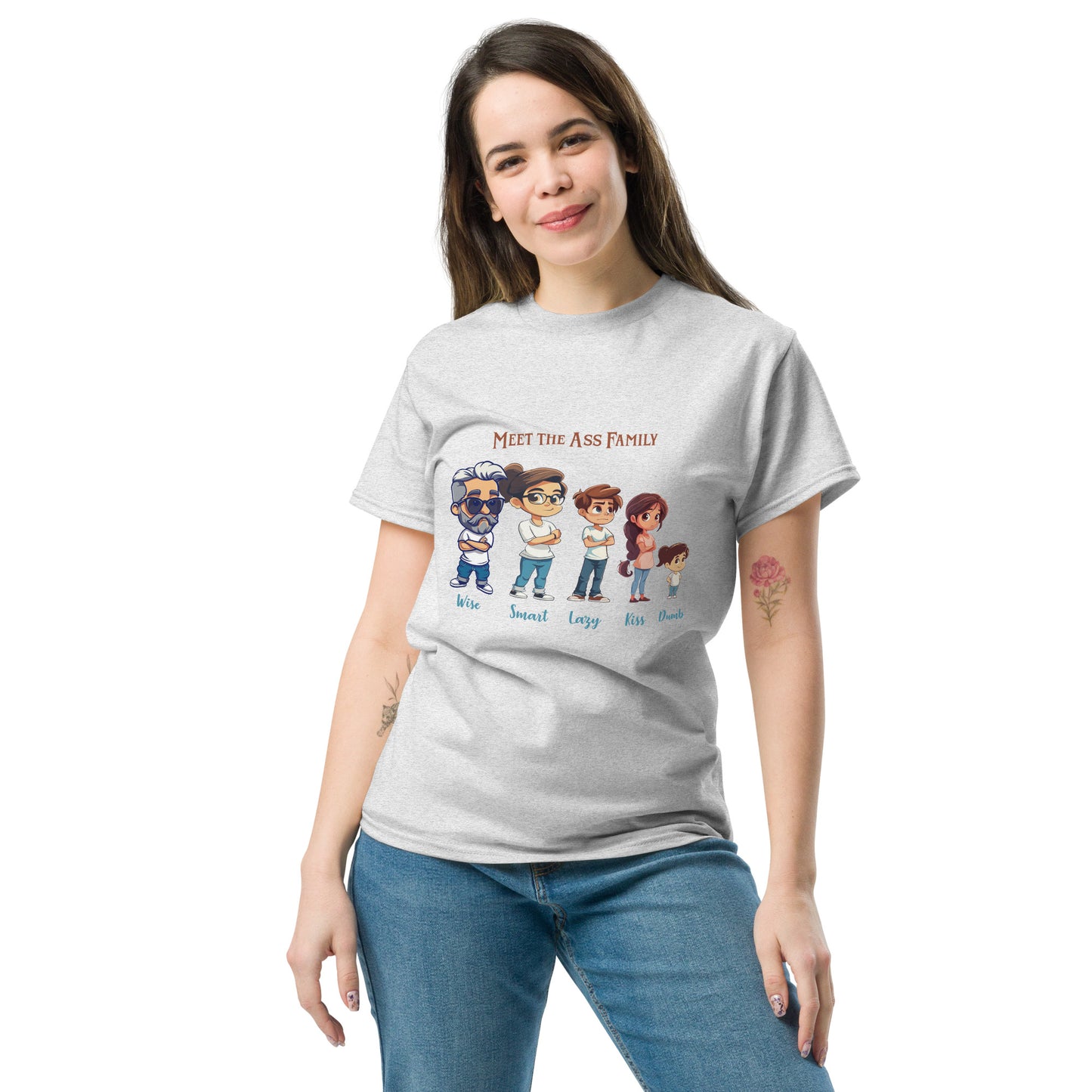 Meet the ass family Unisex classic tee