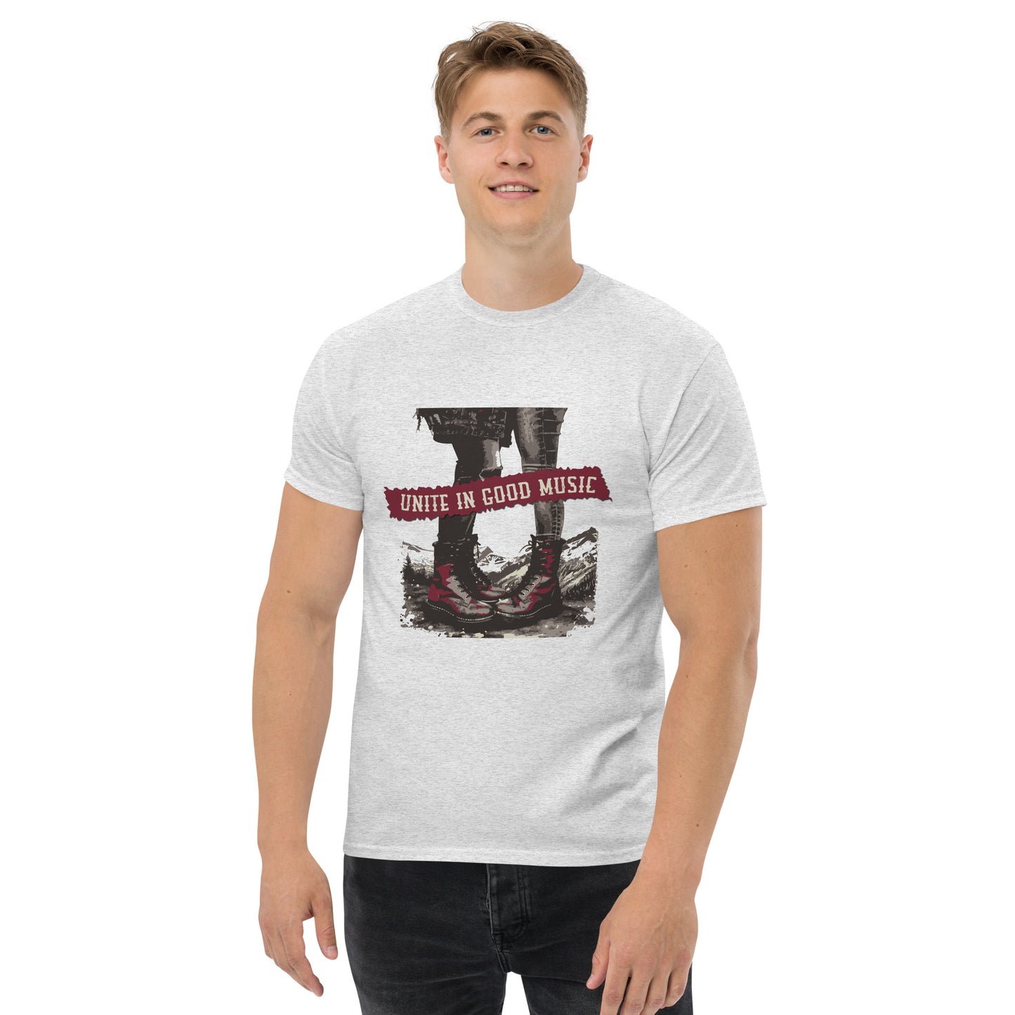 Unite in good music Unisex classic tee