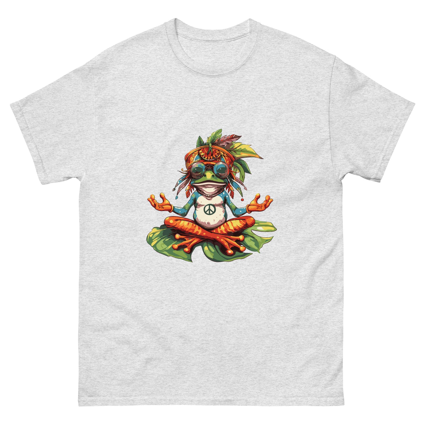 hippie frog Unisex classic tee