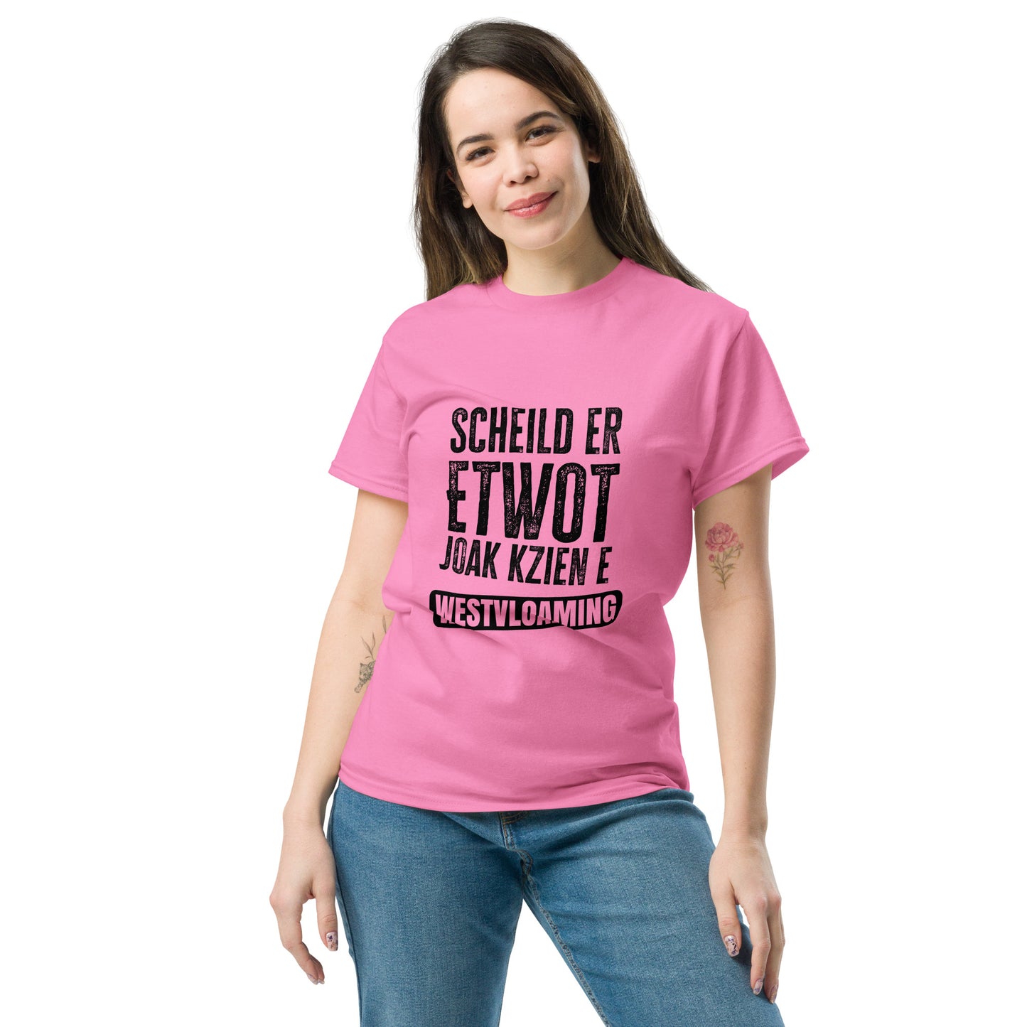 Scheild er etwot Westvloaming Unisex classic tee