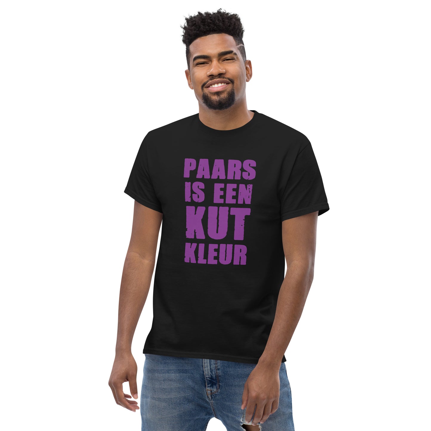 Paars is een kut kleur Unisex classic tee