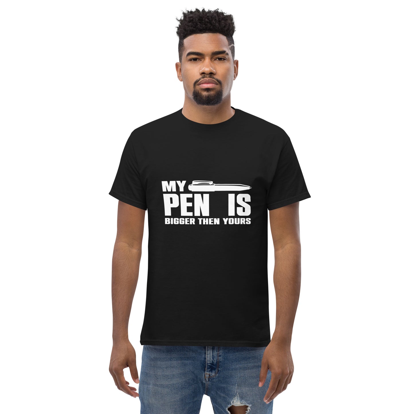 My pen ie bigger Unisex classic tee