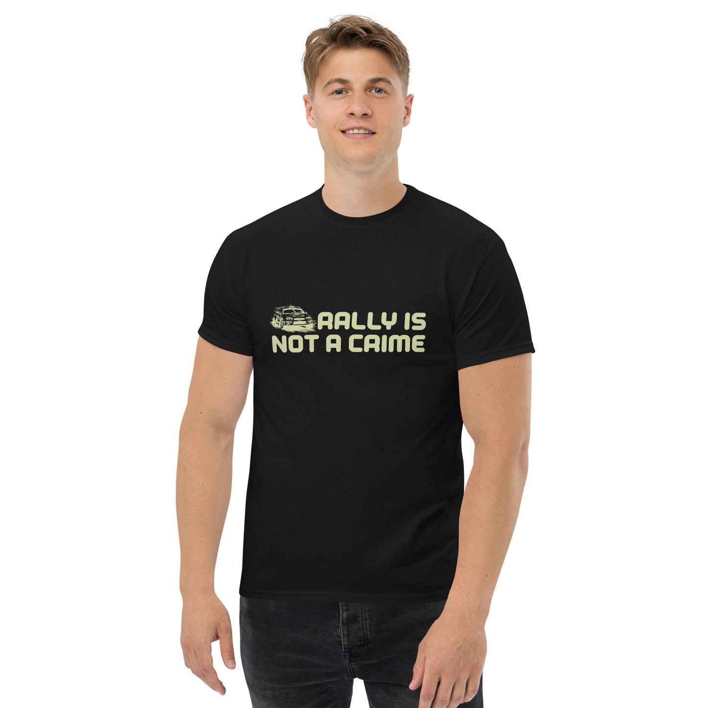 Rally is not a crime Unisex classic tee