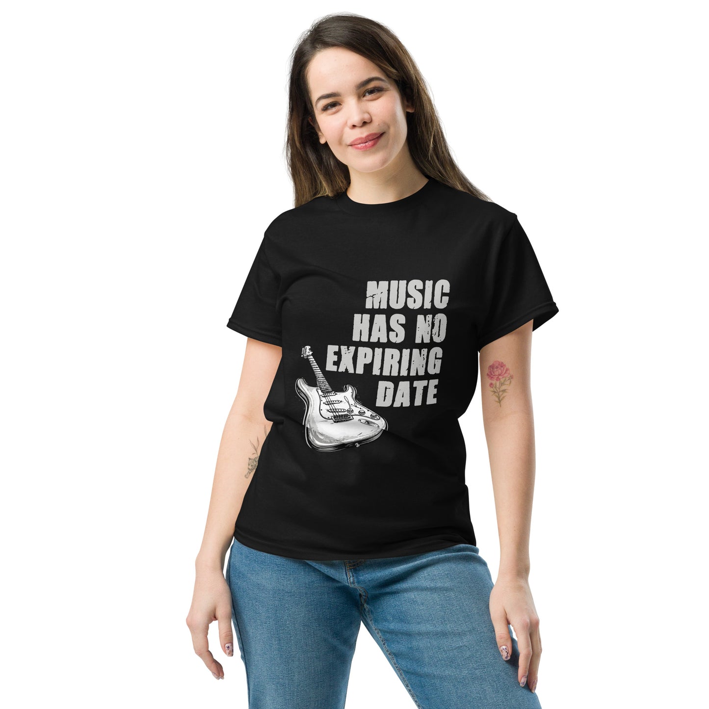 Music has no expiring date Unisex classic tee