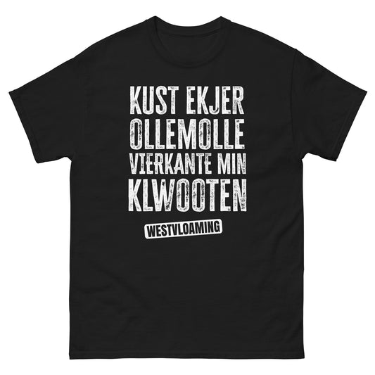 kust vierkantig mien klwooten Unisex classic tee