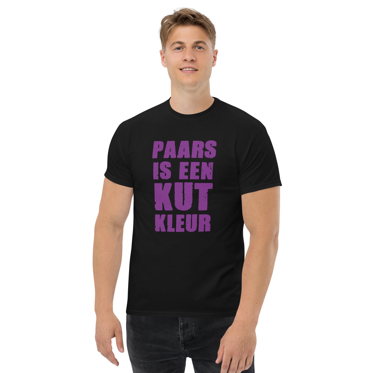 Paars is een kut kleur Unisex classic tee