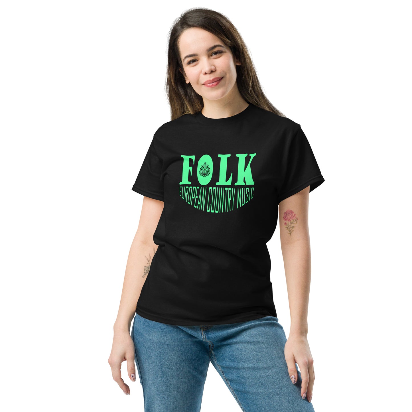 FOLK european country music Unisex classic tee