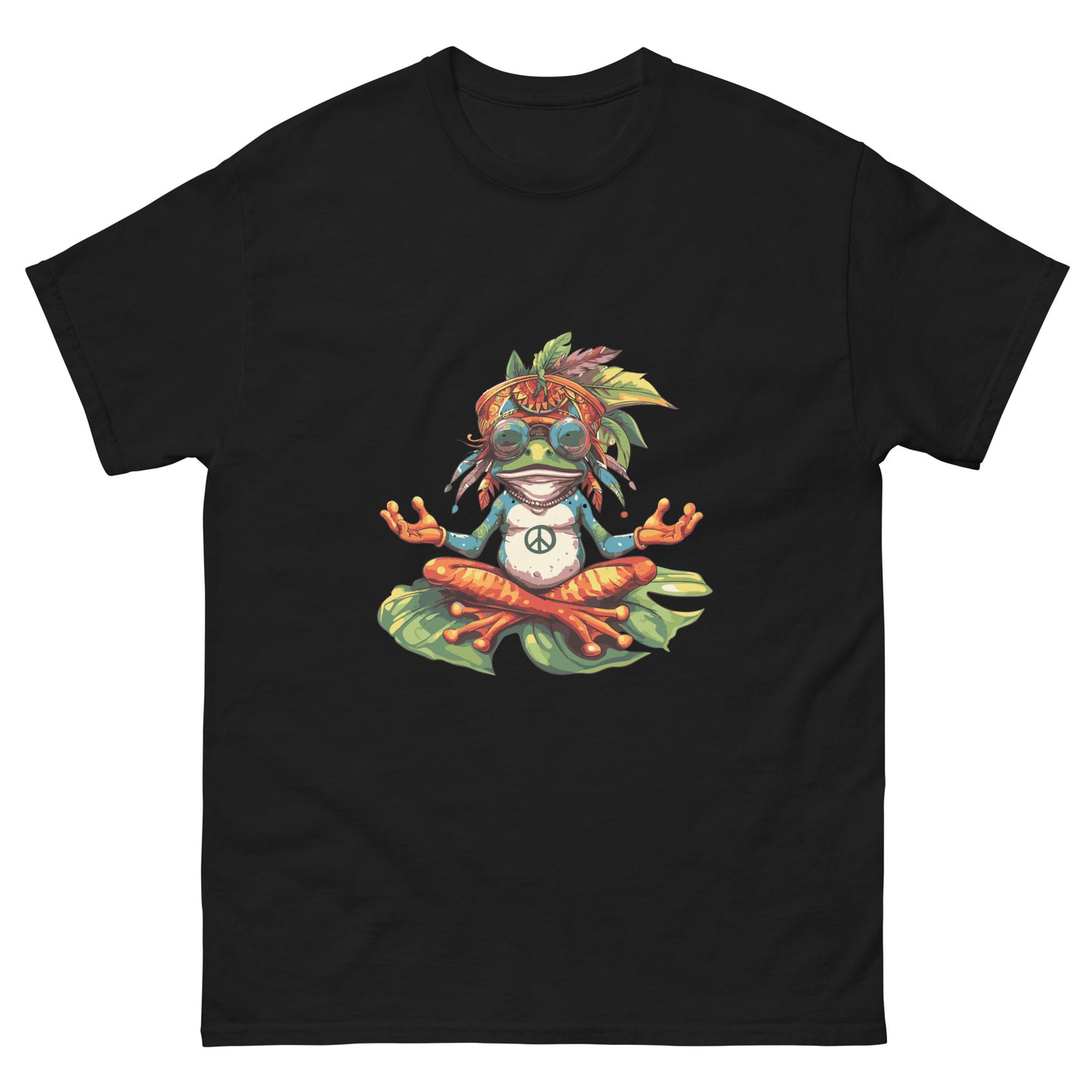 hippie frog Unisex classic tee