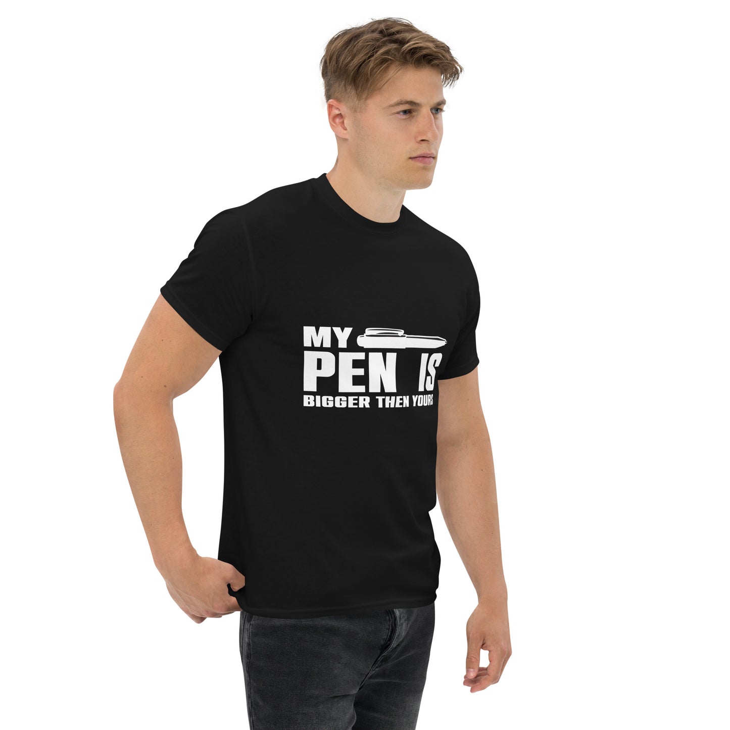 My pen ie bigger Unisex classic tee