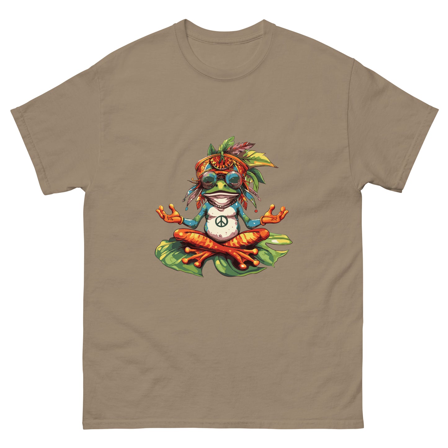 hippie frog Unisex classic tee