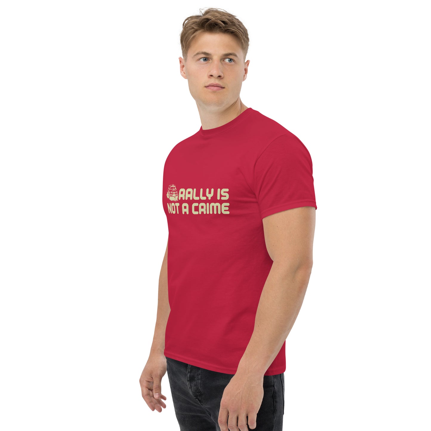 Rally is not a crime Unisex classic tee