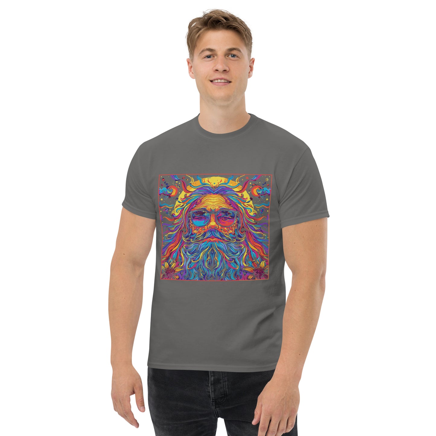 Hippie in square Unisex classic tee