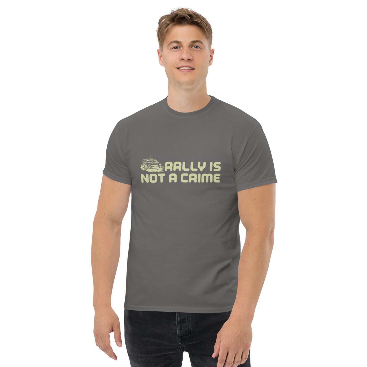 Rally is not a crime Unisex classic tee