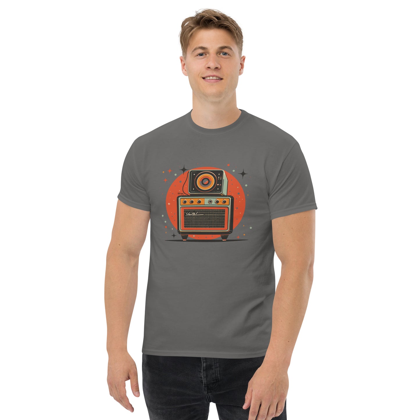 old school amplifier Unisex classic tee