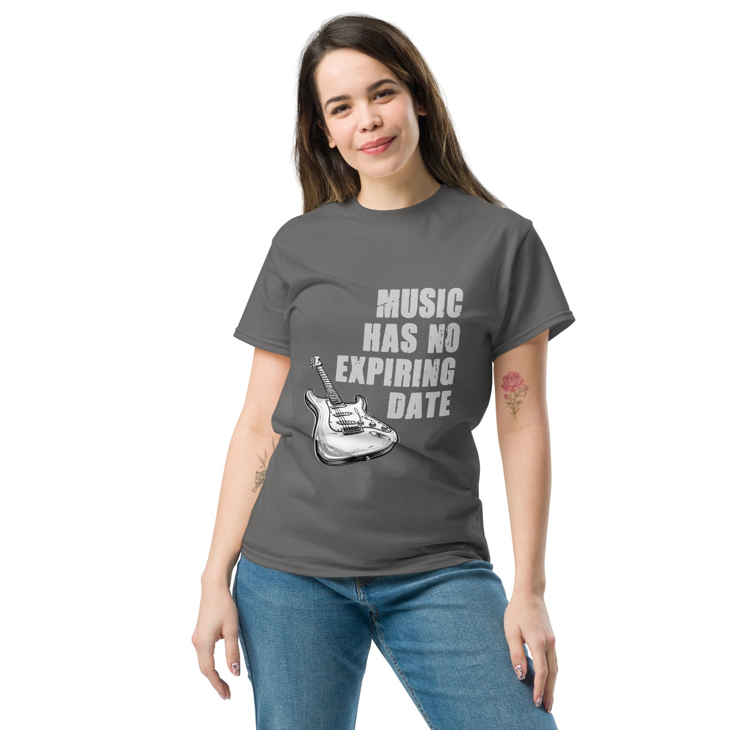 Music has no expiring date Unisex classic tee