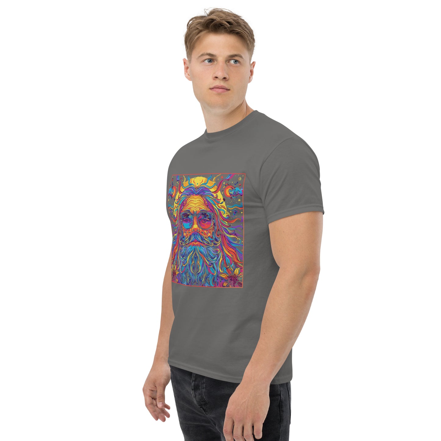 Hippie in square Unisex classic tee