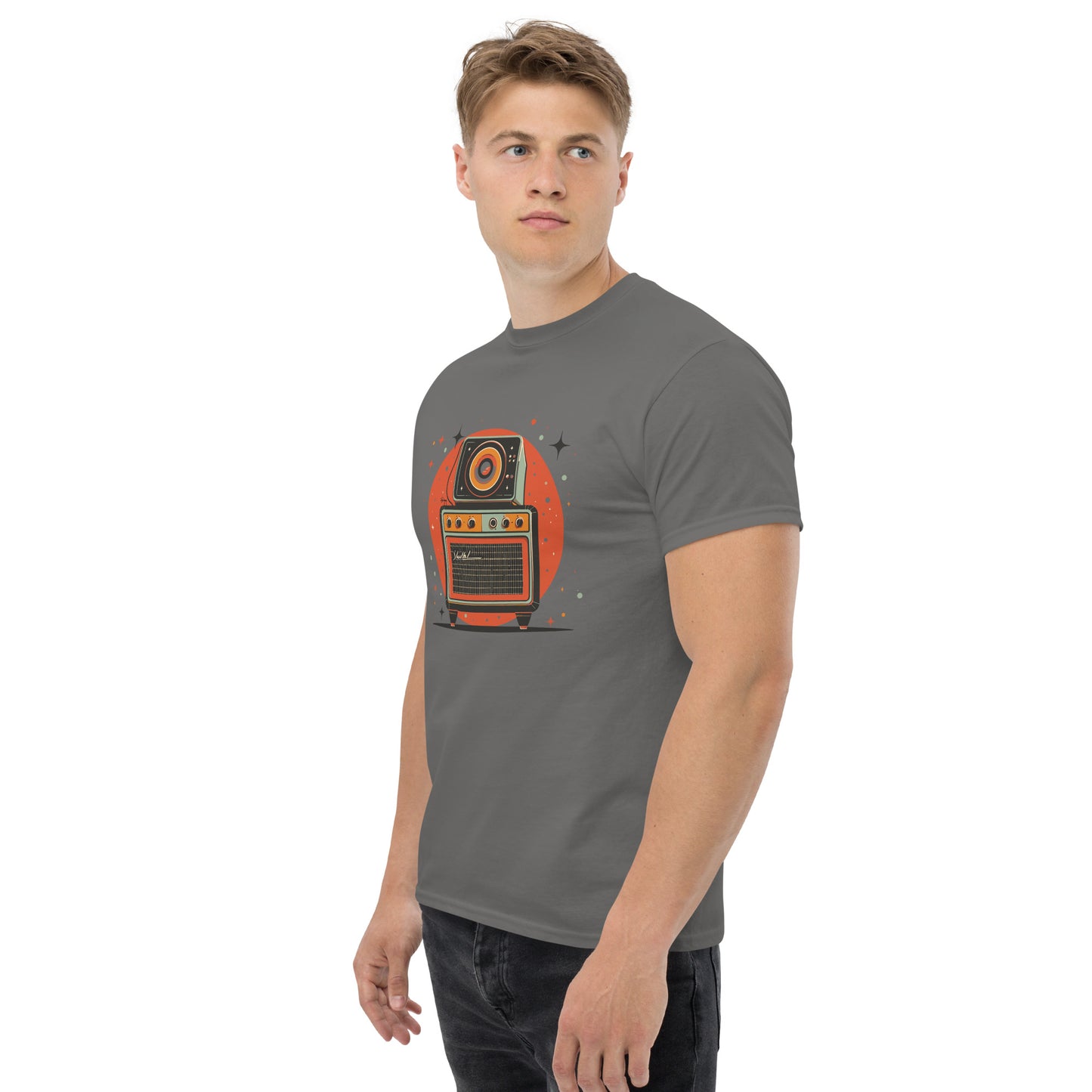 old school amplifier Unisex classic tee