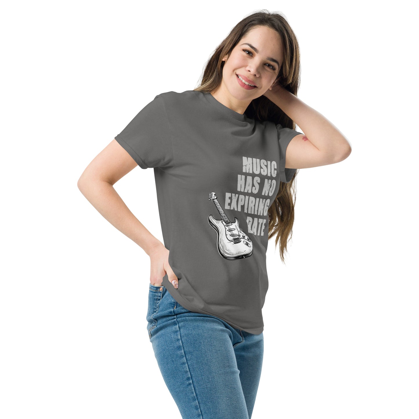 Music has no expiring date Unisex classic tee