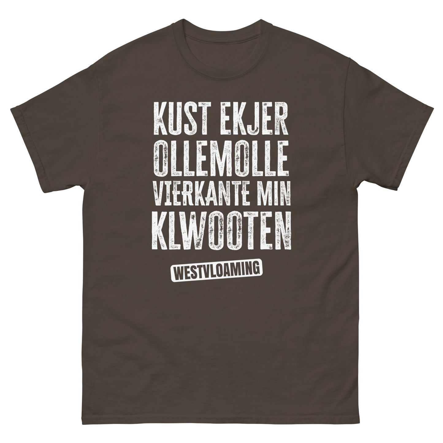 kust vierkantig mien klwooten Unisex classic tee