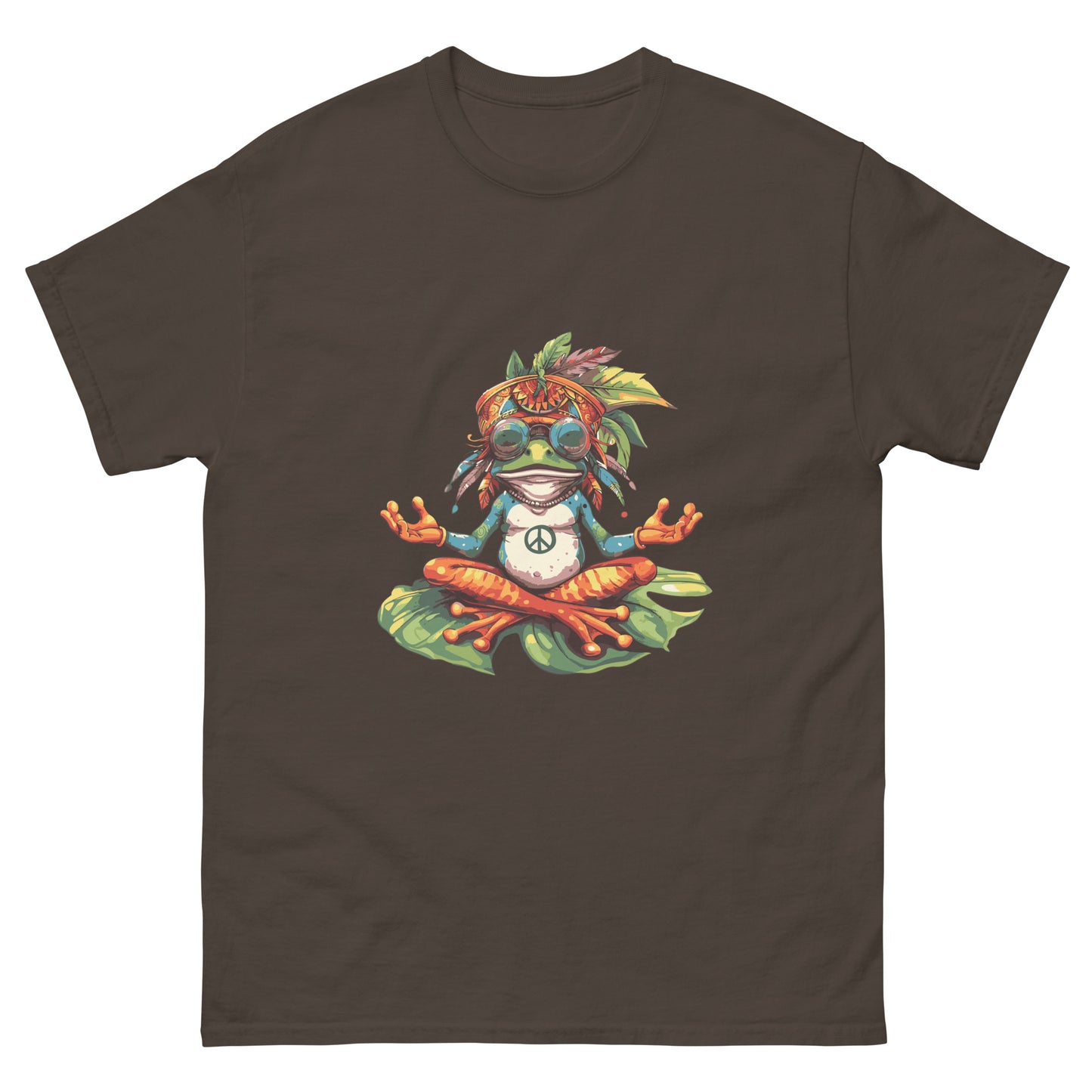 hippie frog Unisex classic tee