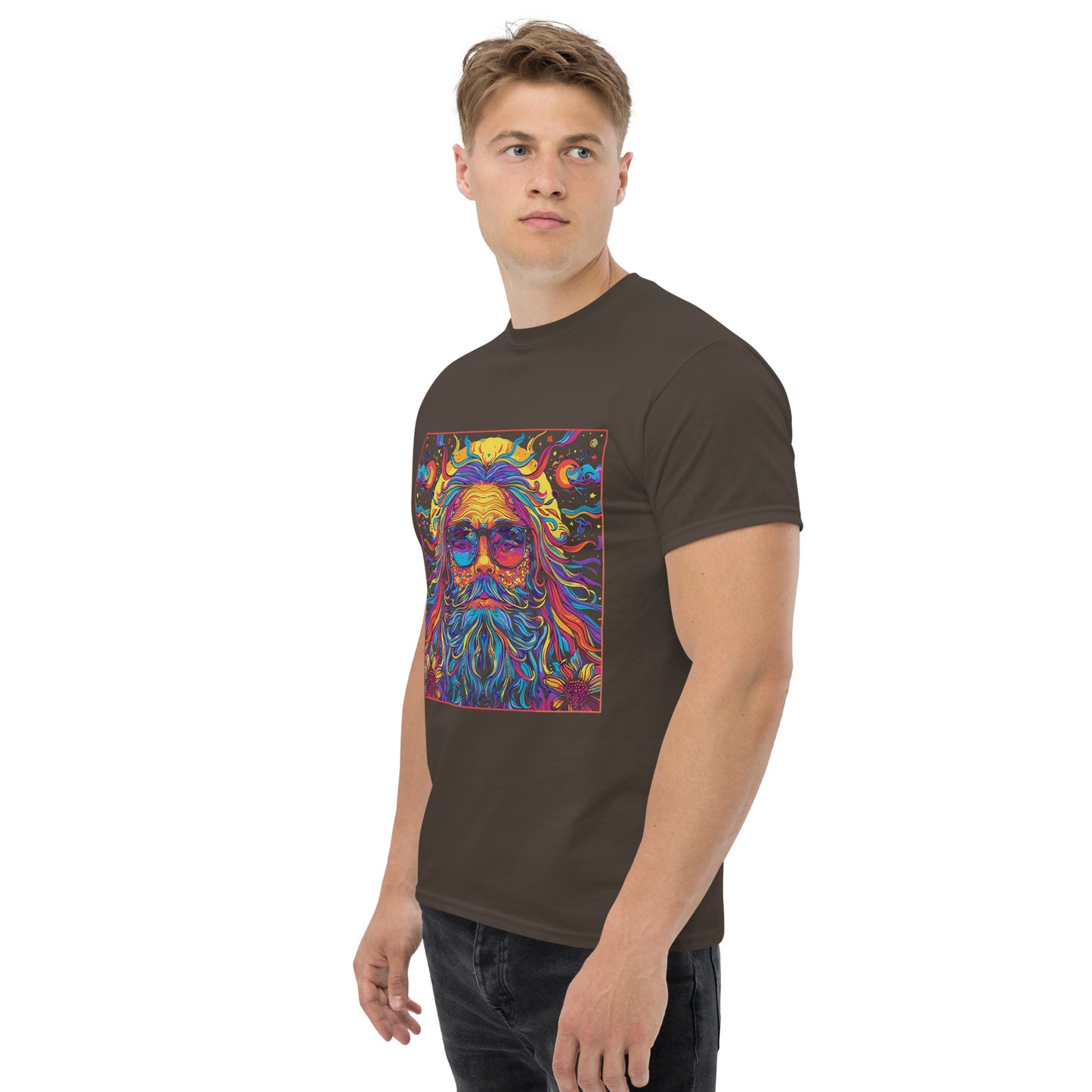 Hippie in square Unisex classic tee