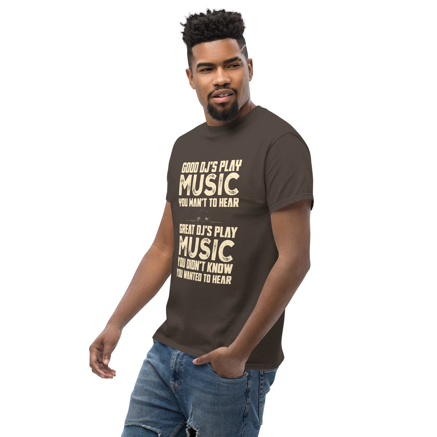 Good djs and Great djs Unisex classic tee