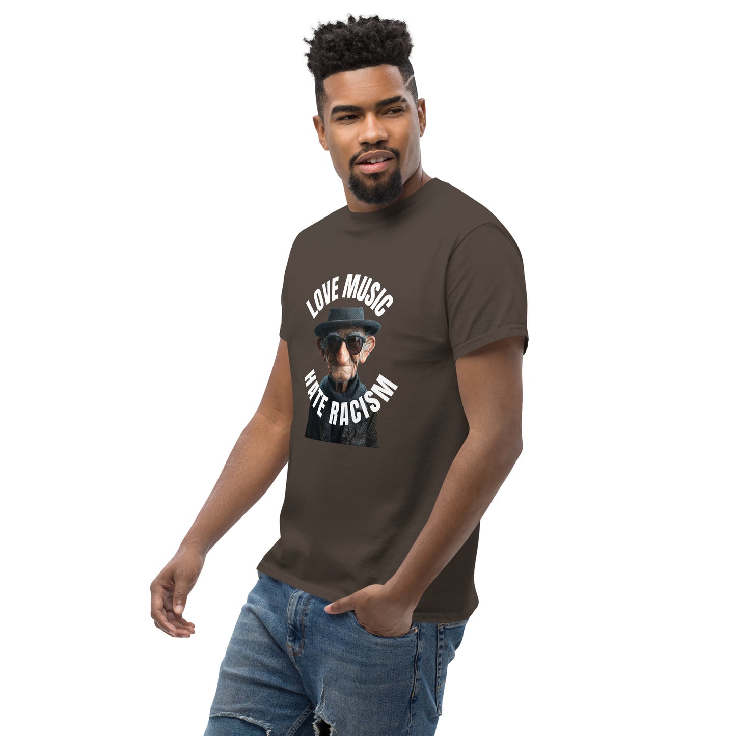 Love Music Hate Racism Unisex classic tee