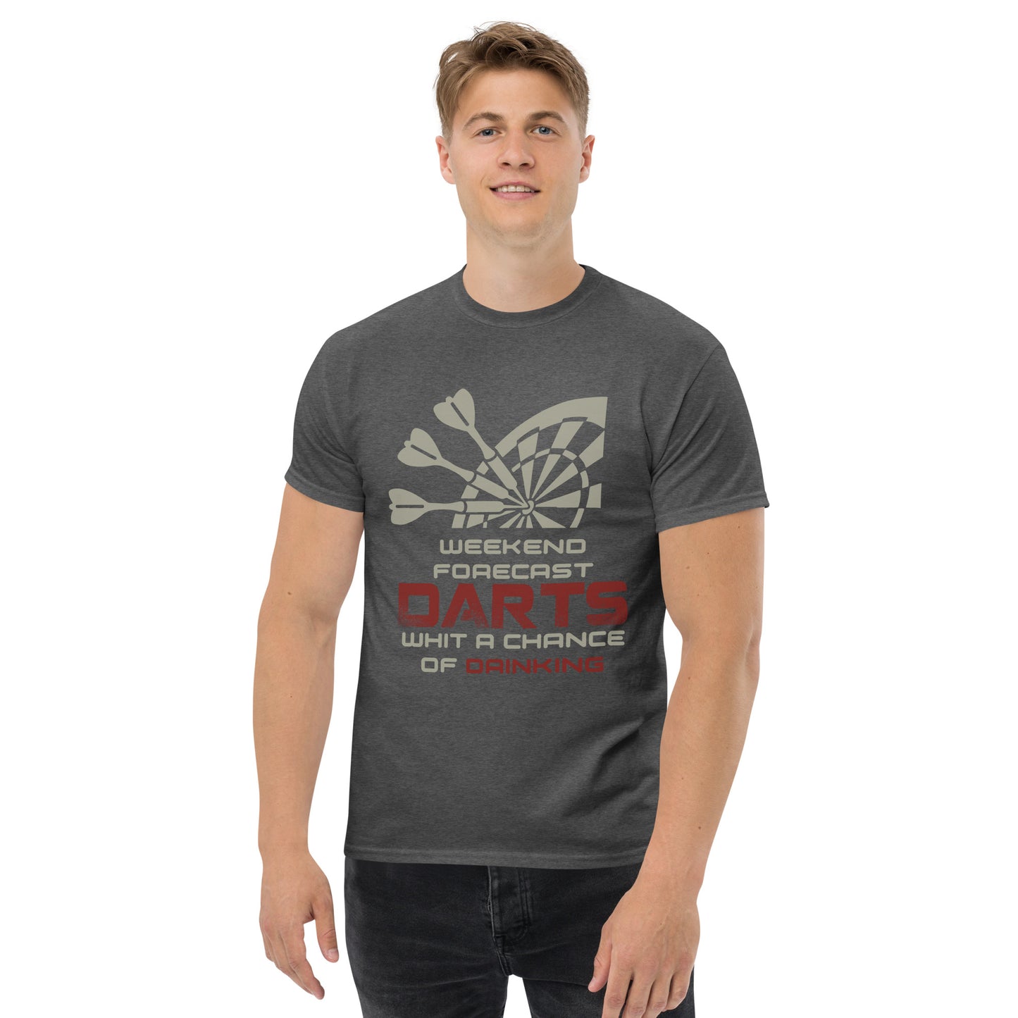 Weekend forecast Darts Unisex classic tee