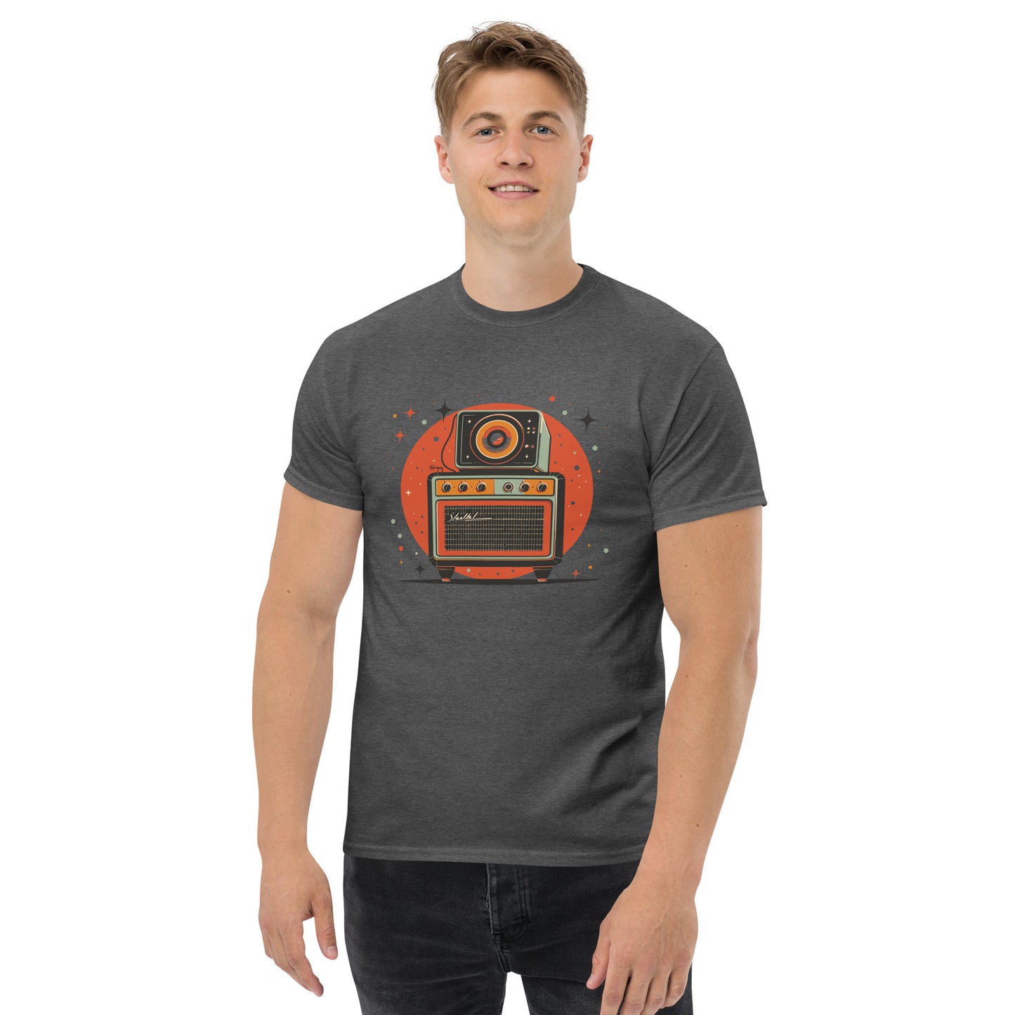 old school amplifier Unisex classic tee