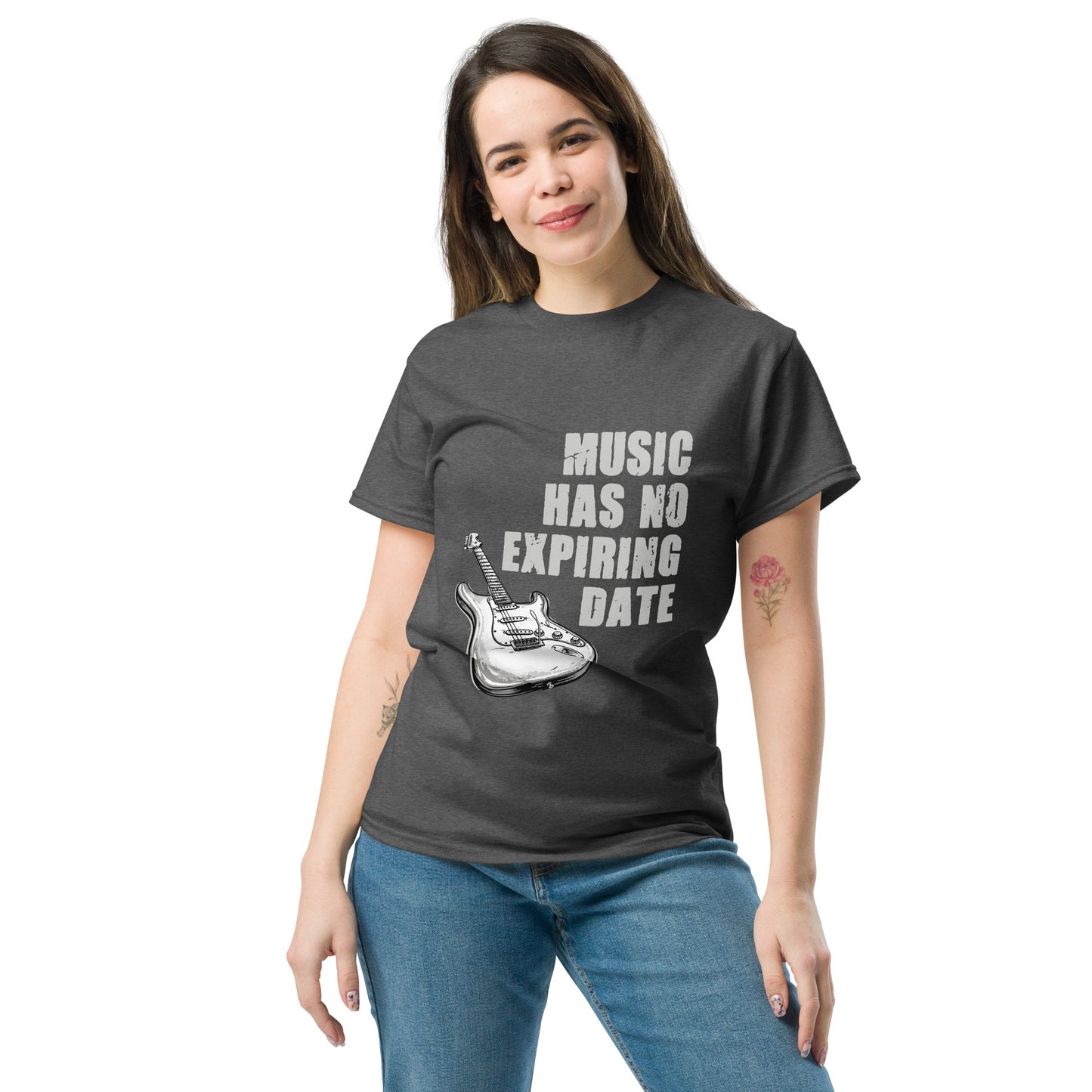 Music has no expiring date Unisex classic tee