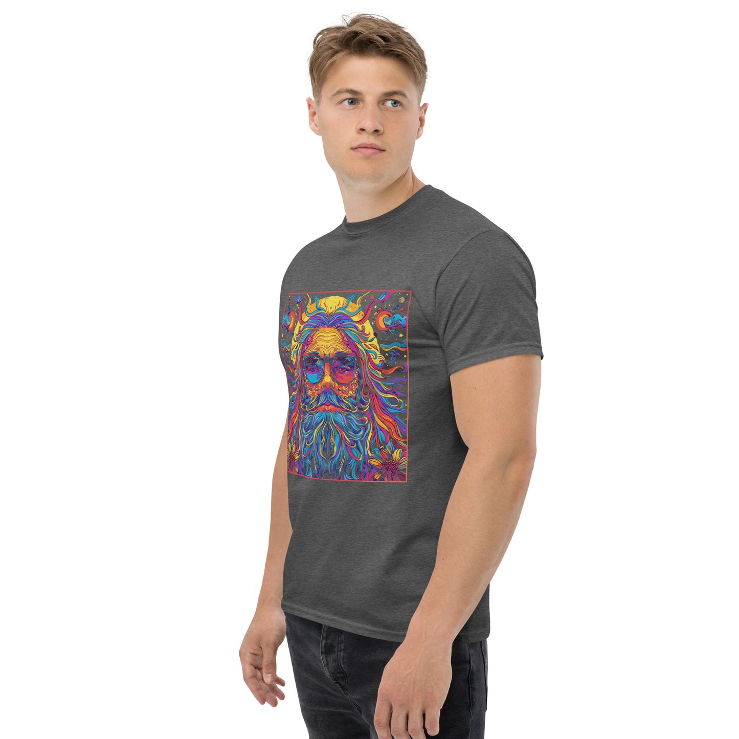 Hippie in square Unisex classic tee