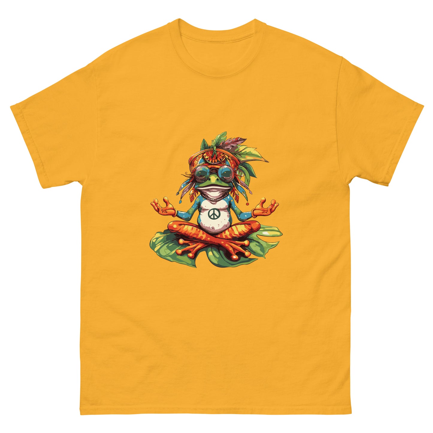 hippie frog Unisex classic tee