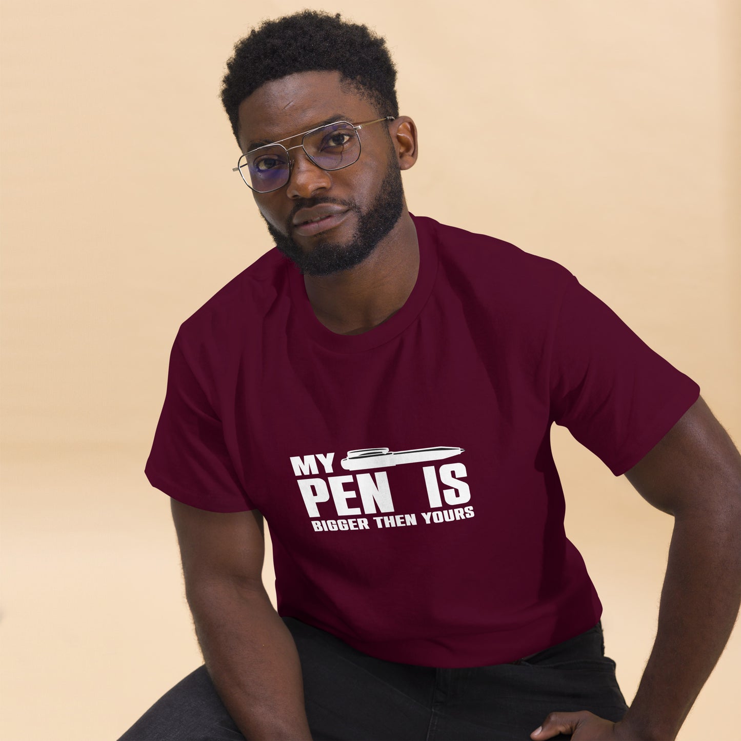 My pen ie bigger Unisex classic tee