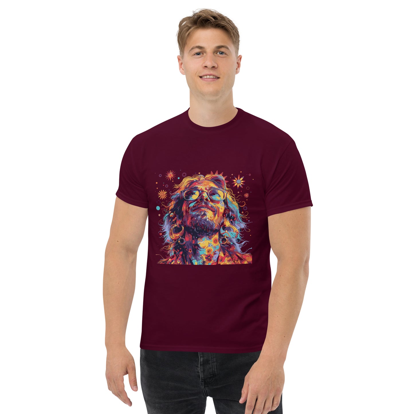 Hippie lookin up Unisex classic tee