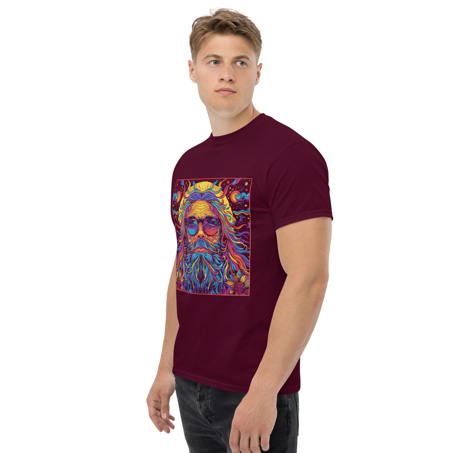 Hippie in square Unisex classic tee