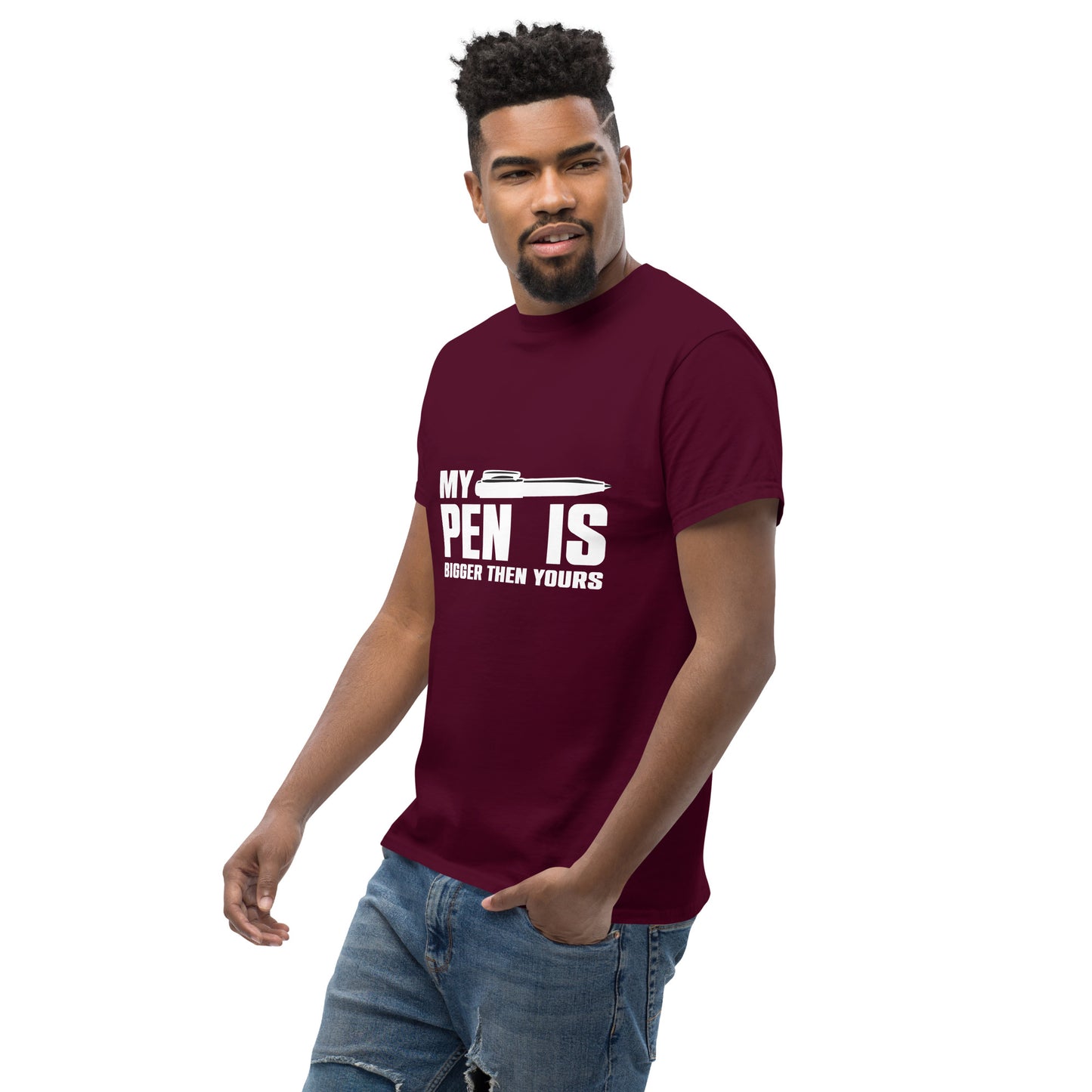 My pen ie bigger Unisex classic tee